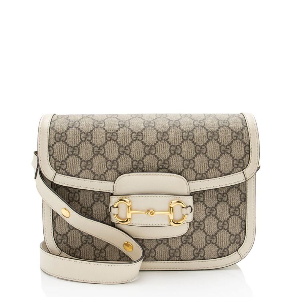 Gucci GG Supreme Horsebit 1955 Medium Shoulder Bag